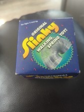 Vintage 2000 Original metal SLINKY Walking Spring Toy NEW SEALED IN BOX