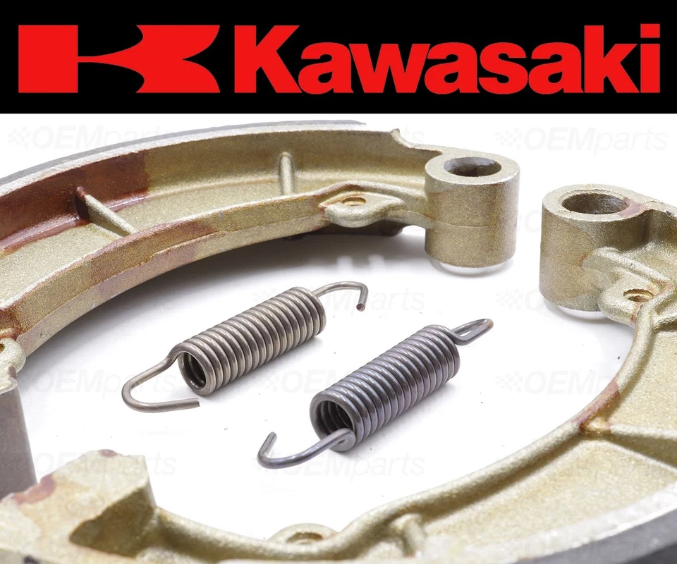 Set of (2) Kawasaki REAR Brake Shoes and Springs #42019-003 (See Fitment Chart) - Image 2 of 4