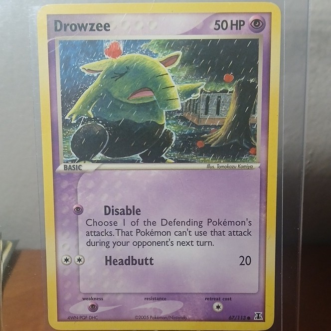 Drowzee Regular Common 67/113 Pokémon TCG English 2005 50HP