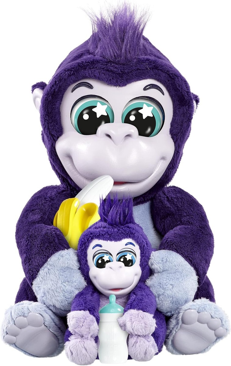 ゴッコ堂 TWIN GORILLA SOFVI TRUNK SHOW!2025 Walking Gorilla with Light & Sound - Red Box Toy Figures