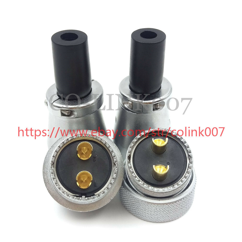 Unbranded Brass Electrical Connectors 2 Pins WS28 2-Pin 50A Aviation ...