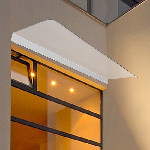 Clear Rain Shelter, Window Awning Door Canopy Awning,50*120cm Awning Canopy NEW - Picture 4 of 21