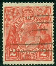 AUSTRALIA SCOTT # 28, KING GEORGE V, USED, GREAT PRICE!