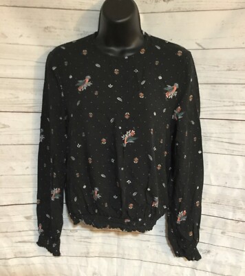 C&A Clockhouse Elements Collection Women s Graphic Long Sleeve Blouse Size 38