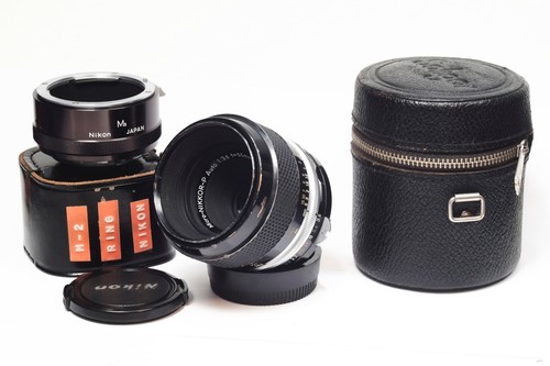 Nikon Micro-NIKKOR-P Objektiv 55 mm f/3,5 Non-Ai MF + M2 Macro Tube