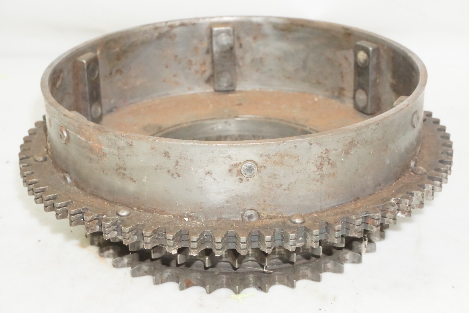 OEM HarleyDavidson Shovelhead Clutch Hub & Basket FLT FXR FXE electric start eBay