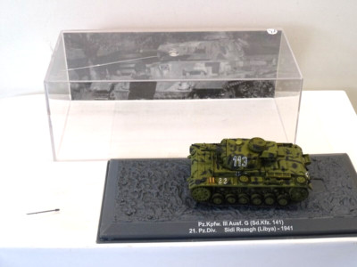 DeAgostini Sammlung 71 Panzerkampfwagen III Ausf. G - Antenne ab Box mit Riss