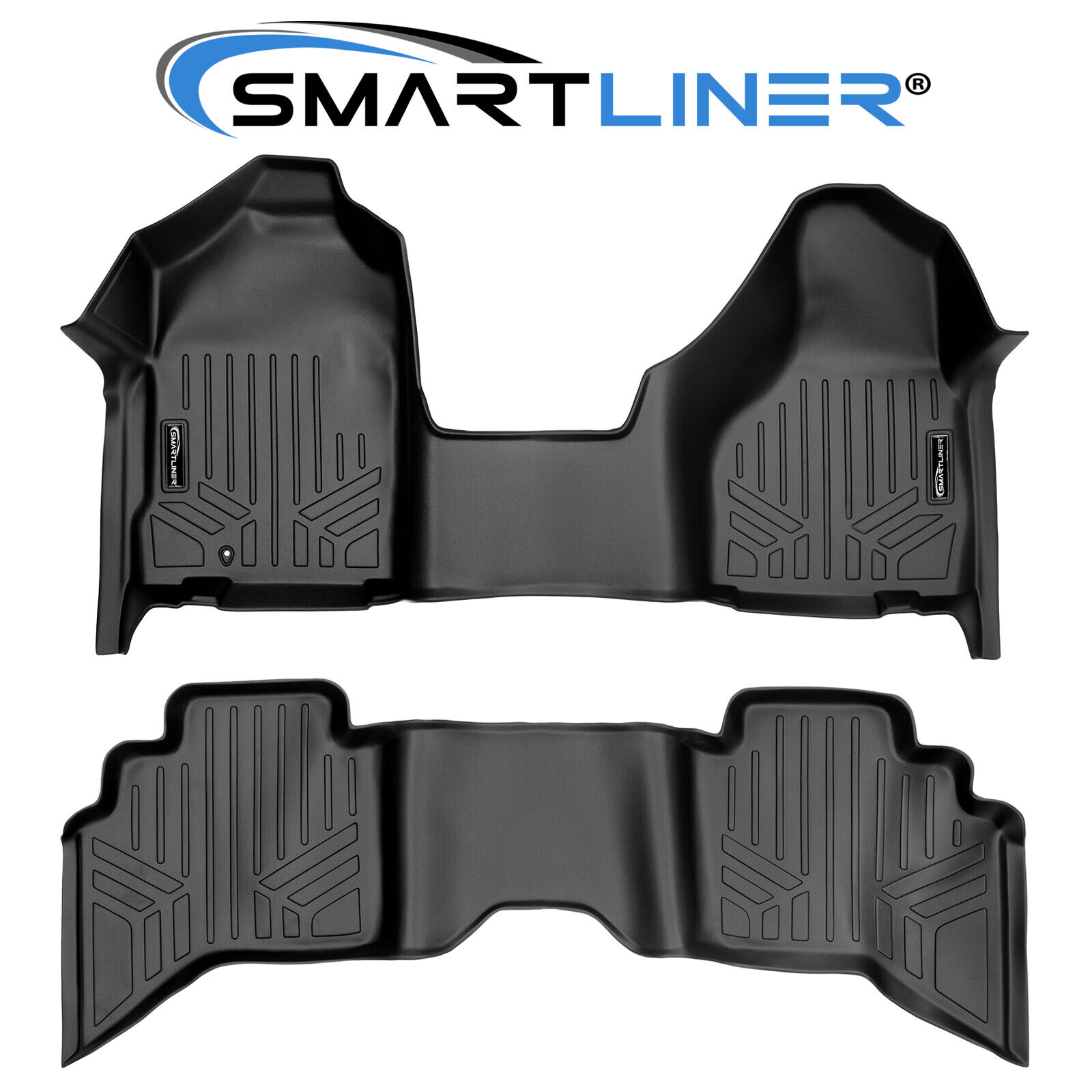 SMARTLINER Floor Mat Black For 02-08 Ram 1500 / 03-09 Ram 2500/3500 Quad Cab