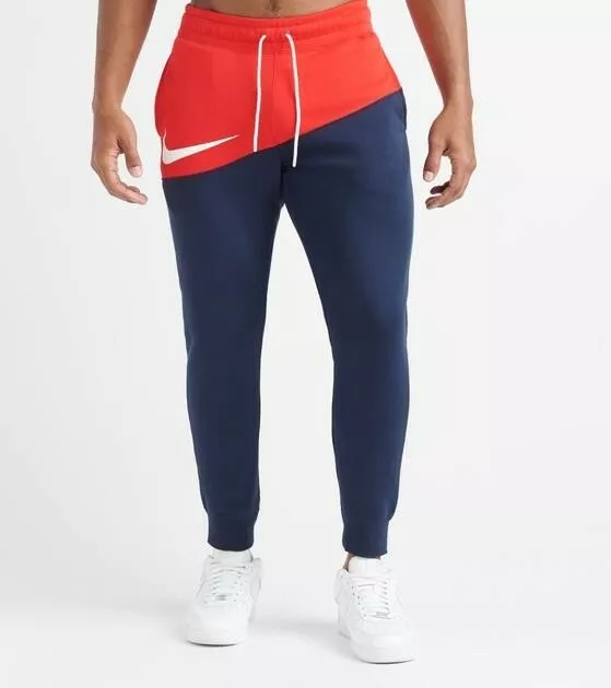 Nike Sportswear NSW Swoosh Fleece Sweatpants Red Blue BV5219 658