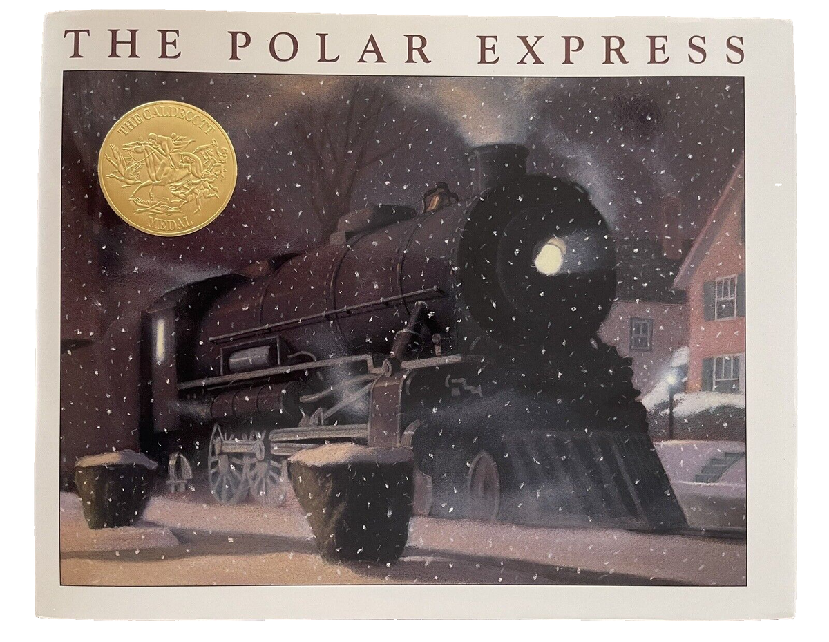 The Polar Express by Chris Van Allsburg 1985 1st Edition HC CD New