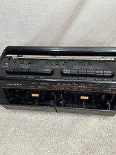 Lloyds Dual Cassette M V231 Boom Box Untested