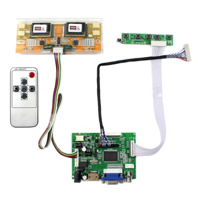 HD MI VGA AV LCD Controller Board For 15'' HT15X15-D01 1024x768 LCD Screen
