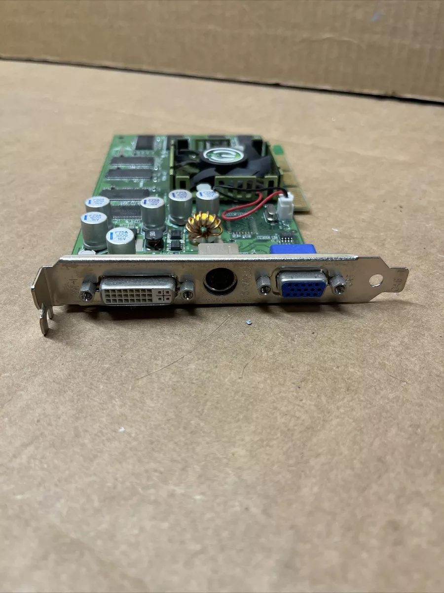 NVIDIA FX5200 NV34 A2 180 10162 0000 A03 P162 VGA DVI s video AGP