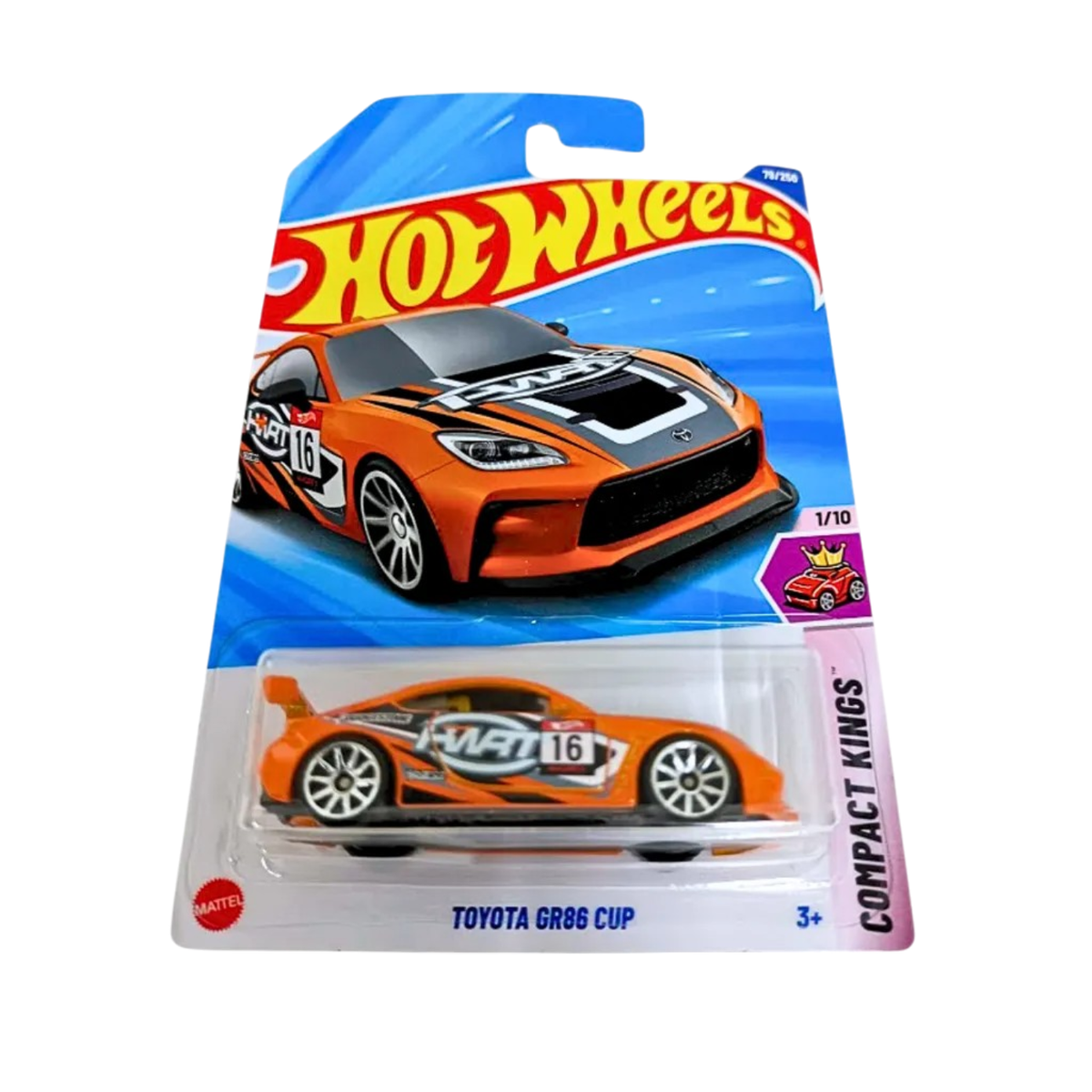 Hot Wheels Toyota GR86 Cup Orange #79 Mainline 2025 Case D (In