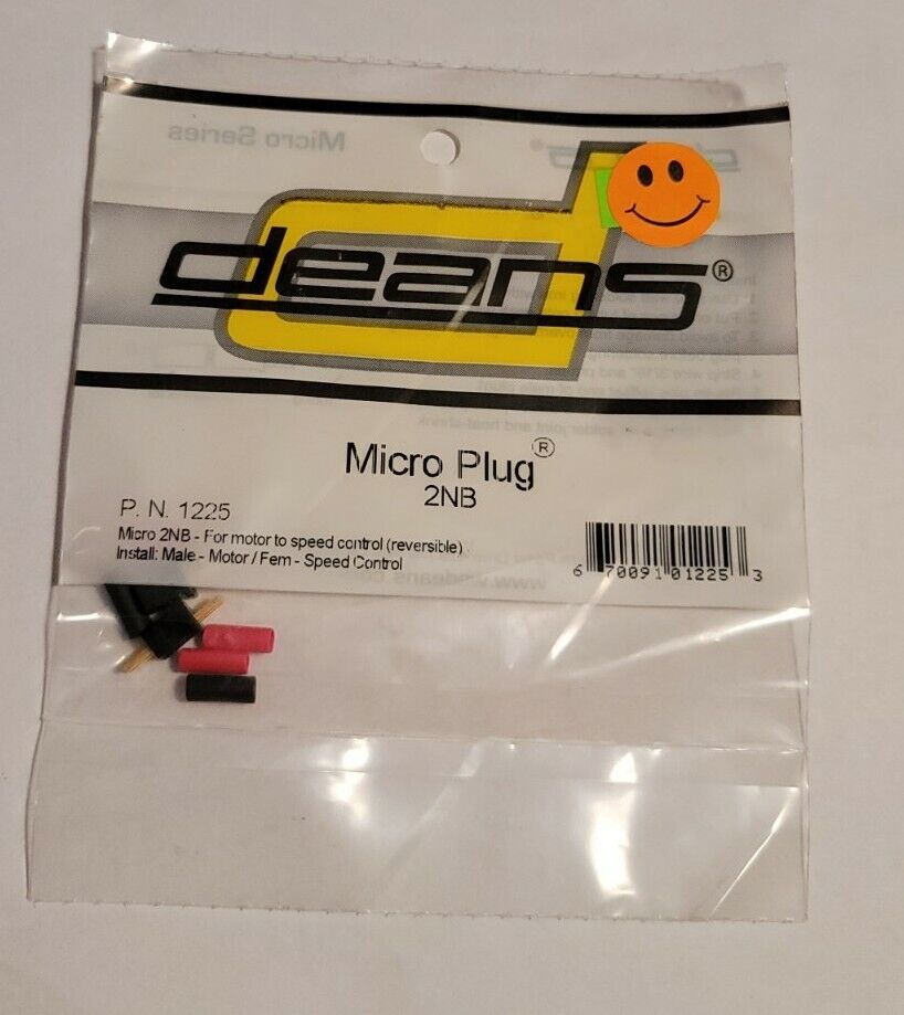 Deans Micro Plug 2NB 1 Set for Motor to Speed Control Rc Connector  1225