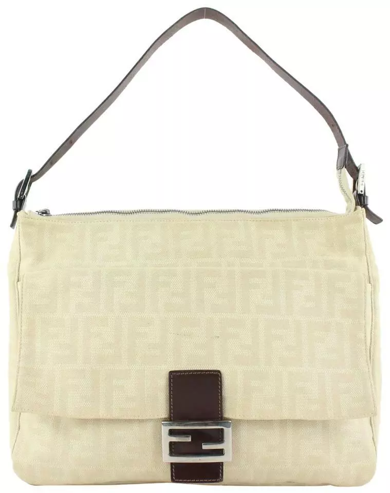 Fendi monogram 2025 baguette shoulder bag
