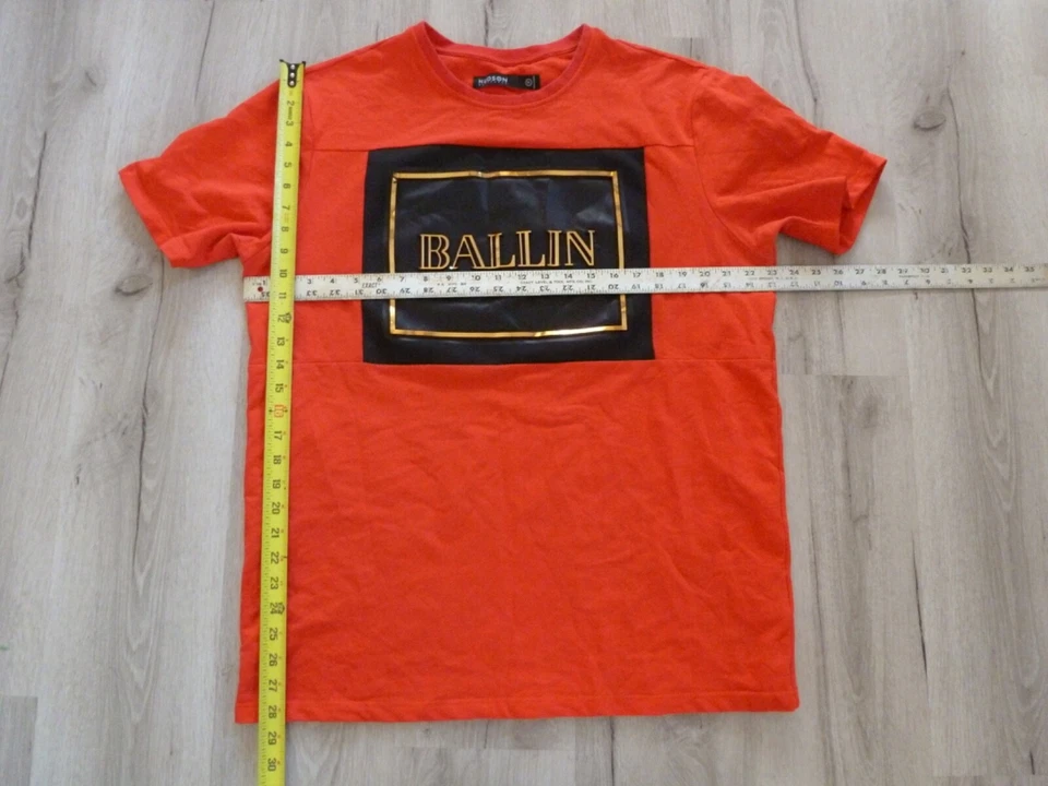 Hudson Outerwear Mens XL Shirt BALLIN PARIS Red, Black, Gold NEW WITHOUT TAGS - Image 4 of 4