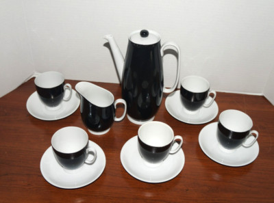 Vintage MOSA Select 12 Piece Coffee Tea Set Netherlands 1950s MCM