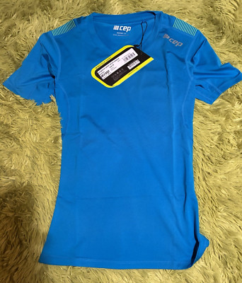 CEP  WingTech Athleisure Sport T-Shirt Women's Medium Aqua Blue Short Sleeve NWT