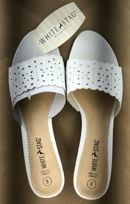 white stag sandals