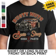 Funny Genuine Used Parts Rusty Nuts Classic Car Repair Auto Shop Men's T-Shirt