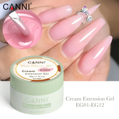CANNI Creamy Texture Extension Build Jelly Gel Self Leveling No Burning Manicure