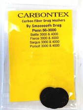 Carbontex Drag Washers 56-3000 for PENN Battle Fierce Sargus Pursuit 3000 & 4000