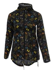 Ƹ̵̡Ӝ̵̨̄Ʒ Butterfly Rain Mac Fishtail RainCoat Festival Jacket Kagool Showerproof