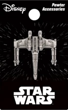 X-Wing Fighter Pewter Pin, Star Wars, Disney, Lanyard, Fan Gift, Skywalker