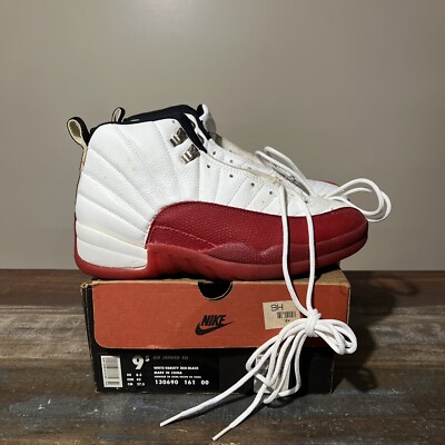 Nike Air Jordan 12 1997 Cherry NEW Deadstock  Original 90s Vintage Sneakers