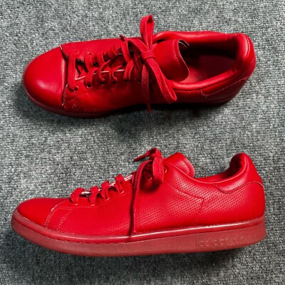 Athletic Shoes Adidas Stan Smith Red Leather Smith Shoes Adidas