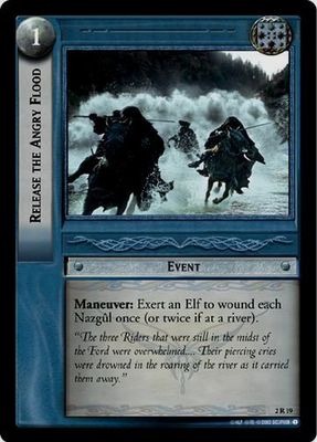 LOTR TCG MoM Mines of Moria Release The Angry Flood 2R19