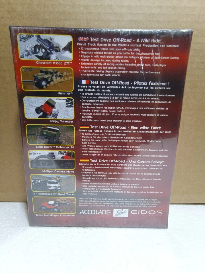 TEST DRIVE off-road PC Big Box, NEW Factory Sealed! VGA Ready RARE-Vintage-RETRO - Image 2 of 4