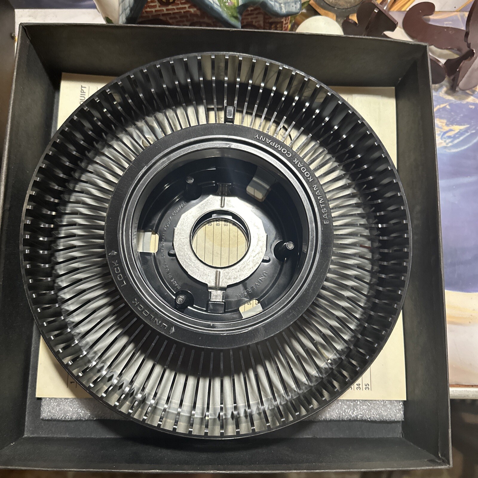 Kodak 80 Slide Carousel Tray Lot of 3 in Box Projector Vintage