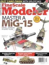 Fine Scale Modeler April 2020 MiG-15 Camo Finish Splotches Soviet KV-1 Tank Bike