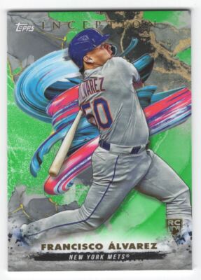2023 Topps Inception Green Francisco Alvarez RC Mets