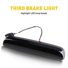 LED Third 3rd Brake Light Black Smoked For 99-16 Ford F250 F350 Super Duty Carg