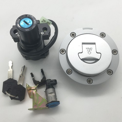 Fuel Gas Cap Ignition Switch Seat Lock W/ Key Set For Honda CBR600 F4i 2001-2006 - Picture 2 of 9