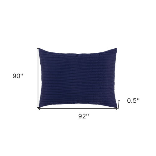 Indigo Queen Microfibra 300 Fili Lavabile in Lavatrice Down Alternativa Co... - Foto 7 di 8