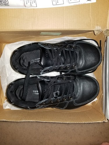Hytest Oxford Steel Toe EH Black Womens Size 6 Wide Work Shoes K17360 - Picture 6 of 6