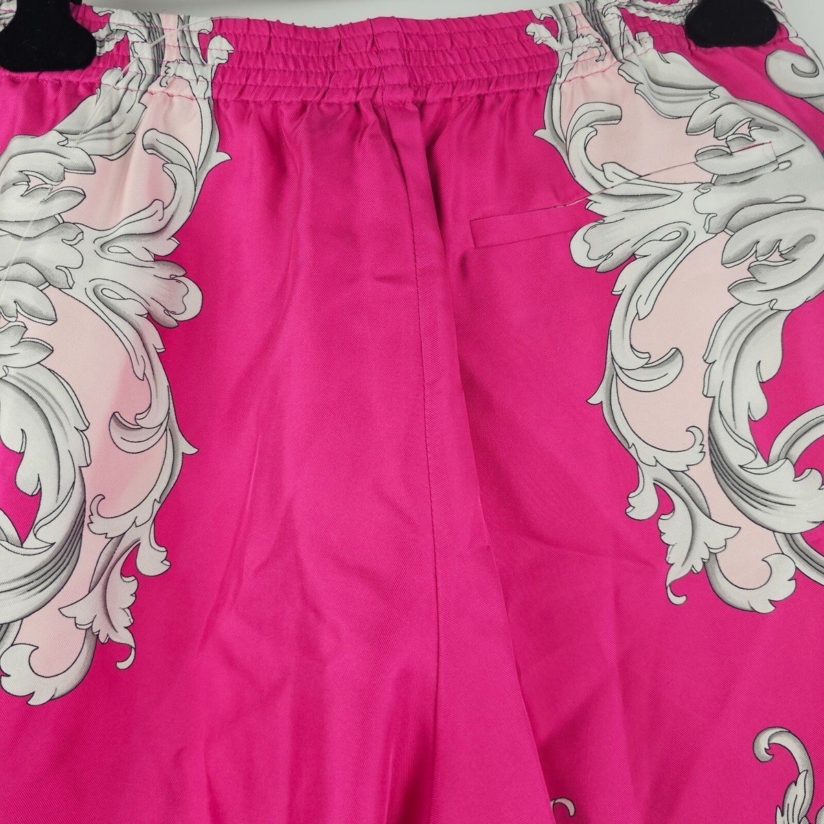 VERSACE Pink Baroque Silk Shorts New Size IT48/M | eBay
