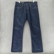 Armani Exchange Blue Bootcut Mens 34R (35x31.5 Actual) Dark Wash Denim Jeans