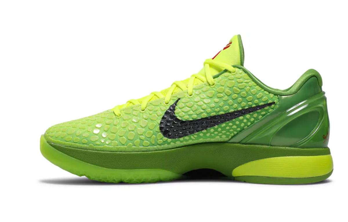 Size 12.5 - Nike Zoom Kobe 6 Protro Low Grinch for sale online | eBay
