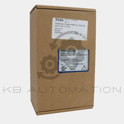 Toss PIREG-C2-400 11407049 Analog Heatseal Temperature Controller, 380...415V AC