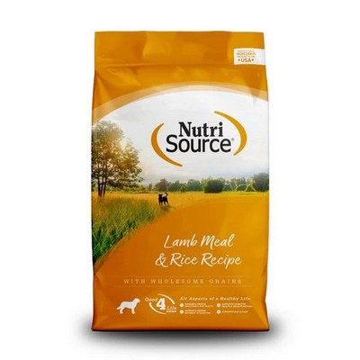 NutriSource Dry Dog Food 1 Each / 26 Lbs / Lamb Meal & Rice By NutriSource