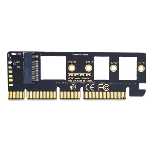 Erweiterungs Karte M.2 NVME SSD zu PCIE 3.0 X16 / X8 / X4 Desktop SSD Adapt2085 - Bild 7 von 7