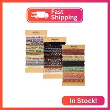 Bouiexye Hair Tie Bracelets Boho Hair Ties Bracelets for Women, 72PCS Boho Hair