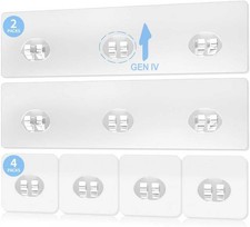 Elegant Shower Caddy Adhesive Replacement, 6 PCS Strong Waterproof Adhesive