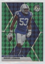 2020 Panini Mosaic Green Mosaic Prizm Shaquille Leonard Darius Leonard #93 1u6