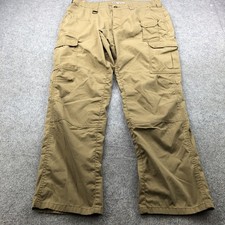5.11 Tactical Cargo Pants Mens 36x32 Khaki Ripstop Utility Workwear Outdoor